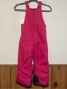 Arctix Kids Bright Pink Insulated Snow Overalls